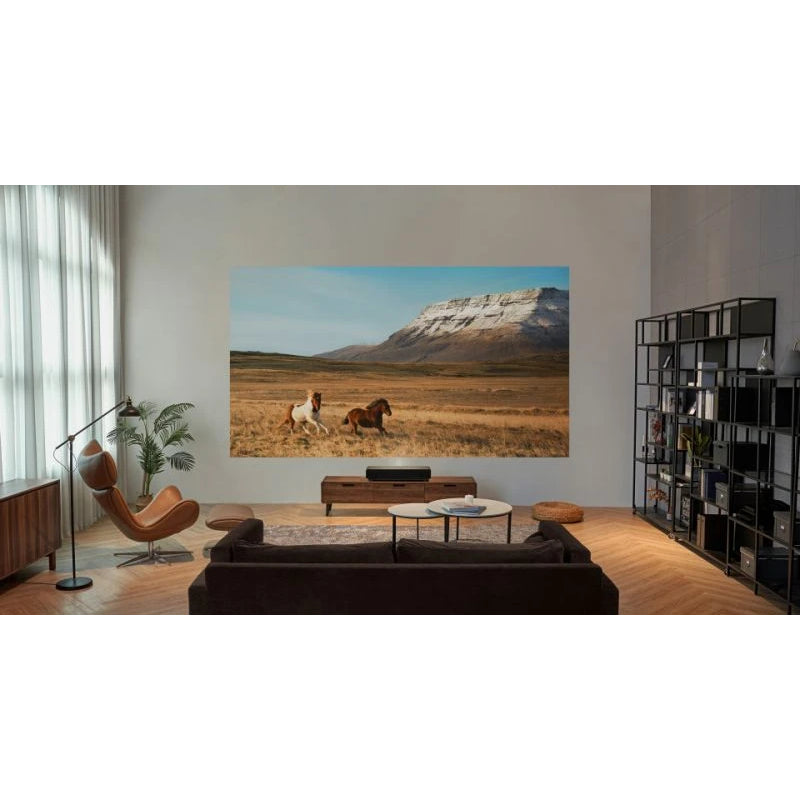 ViewSonic X1000-4K+ Ultra Short Throw Smart LED Soundbar Projector - 0.47" 4K HDR / RJ45 / HDMI / Audio / USB / Wi-Fi / Bluetooth