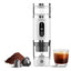 LePresso 4-in-1 Portable Coffee Machine with Milk Frother - 2500mAh / 100W / 80ml / White