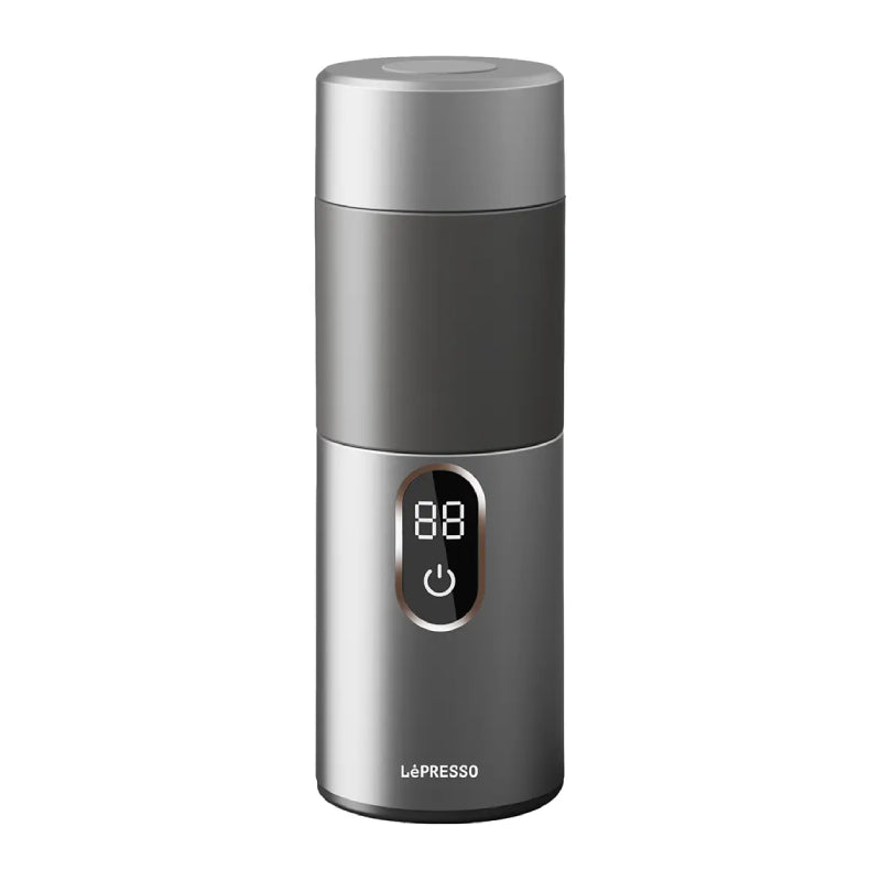 Lepresso MokaRise Electric Moka Maker with One-Touch Operation - 100W / 150ml / Silver