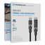 Powerology Vion 4-In-1 Charging & Data Transfer Cable - 240W / 1.2 Meter / USB-C / USB-A / HDMI / Black