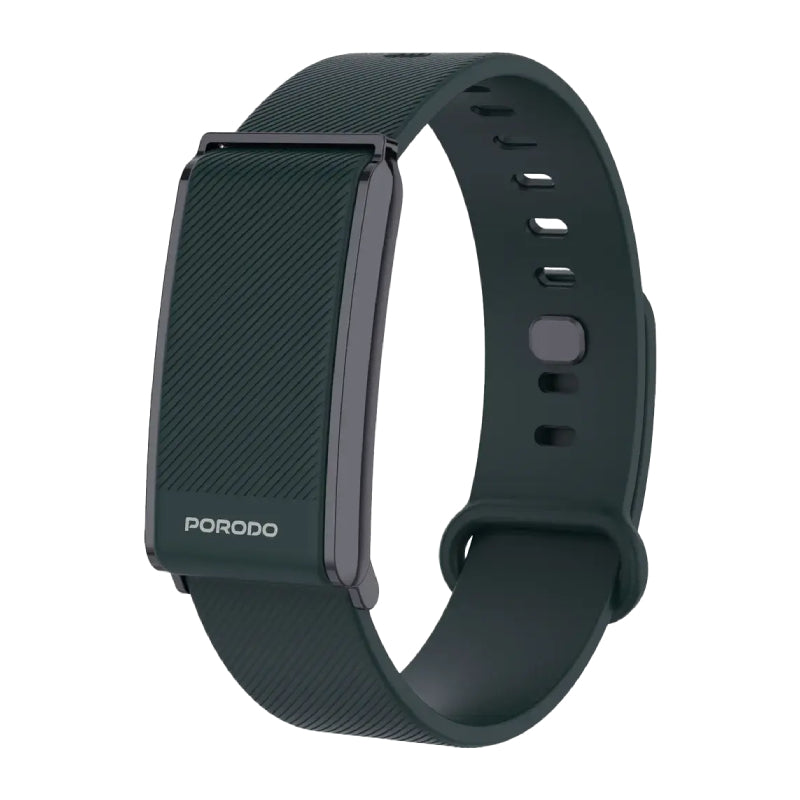 Porodo Screenless Silicone Fitness Band - Bluetooth / Green