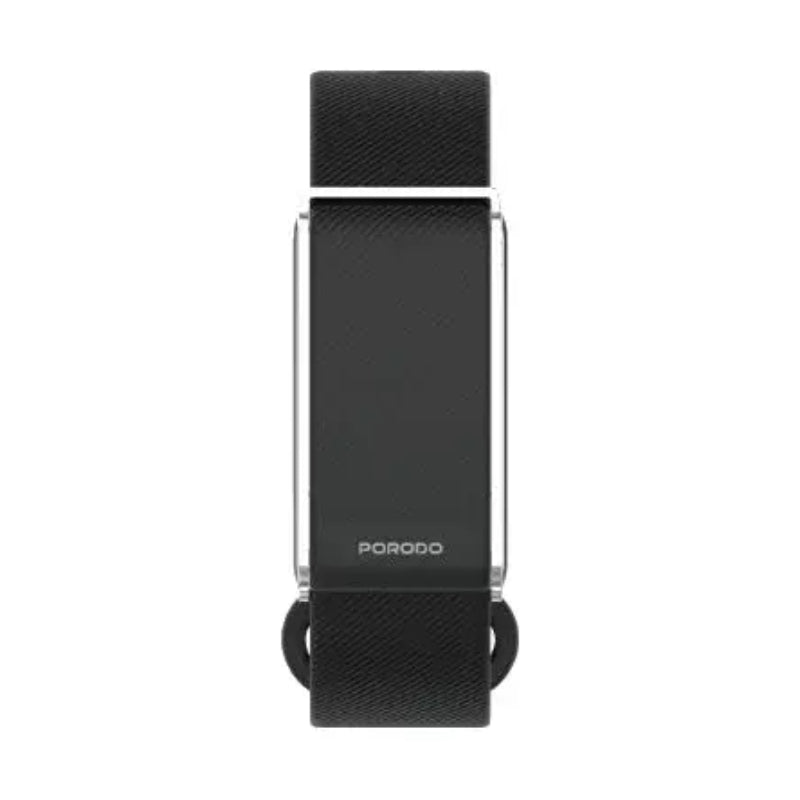 Porodo ACTIVEX Smart Fitness Band & Earbuds- Bluetooth / Black