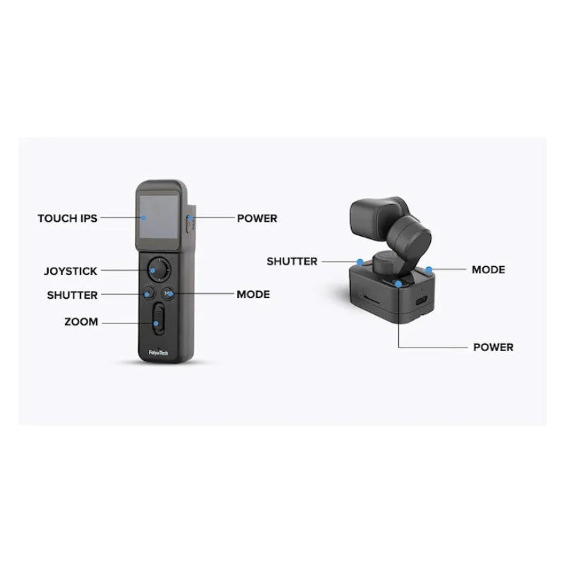 Feiyu Tech Pocket 3 Stabilized Camera Kit - Black
