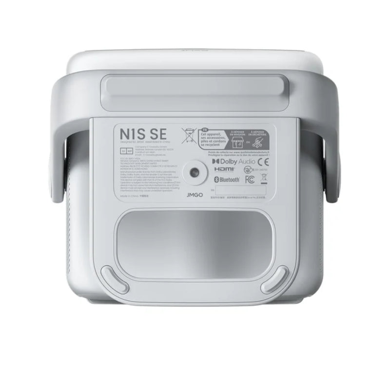 JMGO N1S SE Projector - 800 ISO Lumens / Wi-Fi / Bluetooth / HDMI / USB-A / Light Grey