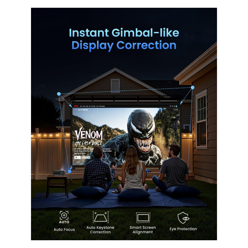 JMGO PicoPlay+ Projector - 450 ISO Lumens / HDMI / USB-A / Black