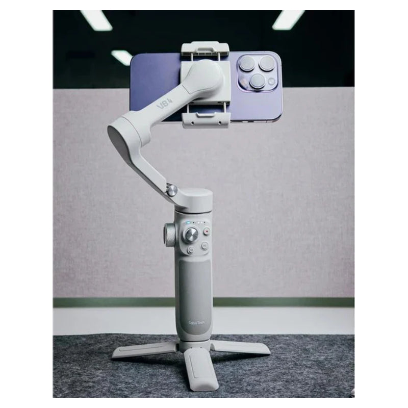 Feiyu Tech VB 4 3-Axis Handheld Gimbal - Bluetooth / USB-C / 950mAh / Light Grey