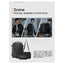 TIGERNU T-B9836 Detachable Multi-Functional Backpack - Black