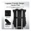 TIGERNU T-B91025 Tall 28L to 38L Expandable Travel Backpack - Black