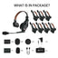 Hollyland Solidcom C1 Pro-8S Full-Duplex ENC Wireless Intercom System with 8 Headsets
