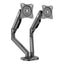 ZENO M8D 17″ – 32″ Dual Monitor Arm Full Motion Height Swivel Tilt Rotation Adjustable (Only For Flats)