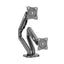 ZENO M8D 17″ – 32″ Dual Monitor Arm Full Motion Height Swivel Tilt Rotation Adjustable (Only For Flats)