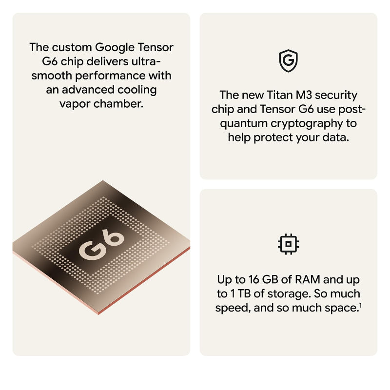 Google Pixel 11 Pro - 6.3-inch OLED / 16GB RAM / 512GB / 5G / Fog - Mobile