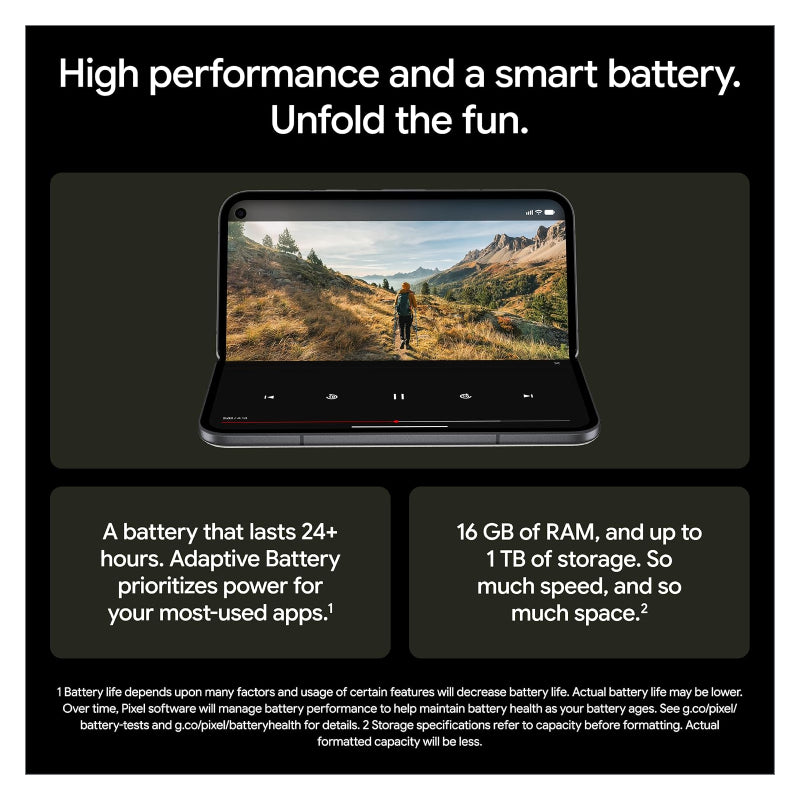 Google Pixel 11 Pro Fold - 6.5-inch OLED / 16GB RAM / 512GB / 5G / Olive- Mobile