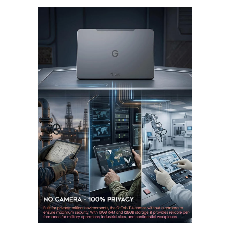 G-TAB T14 Tablet / 10.1" / 128GB / 16GB / Wi-Fi / Grey
