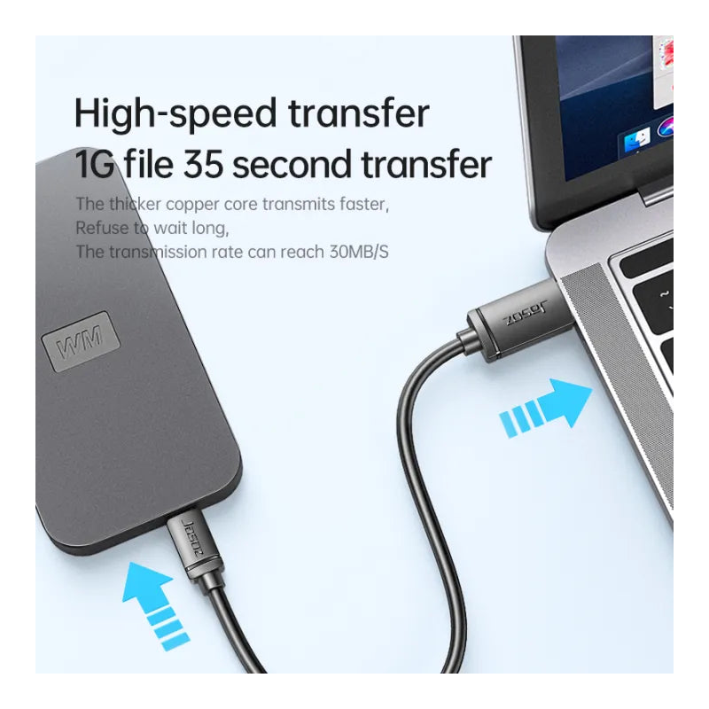Jasoz Mini USB Cable USB 2.0 A Male to Mini B Male High-Speed 480Mbps Data Transfer for Camera Hard Disk Radio- 1.5 Meter