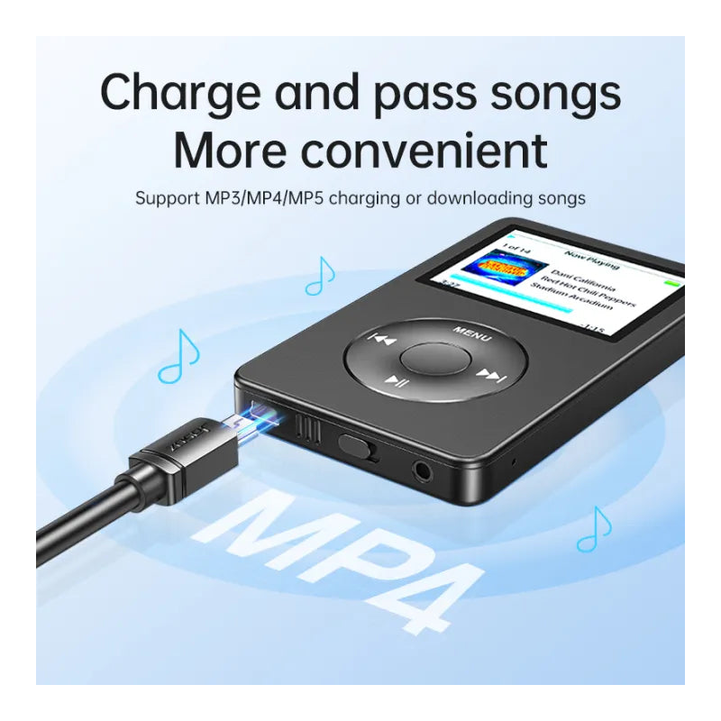 Jasoz Mini USB Cable USB 2.0 A Male to Mini B Male High-Speed 480Mbps Data Transfer for Camera Hard Disk Radio- 1.5 Meter