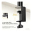 Earldom Desktop Clip on Magnetic Phone Holder Stable Grip - Black