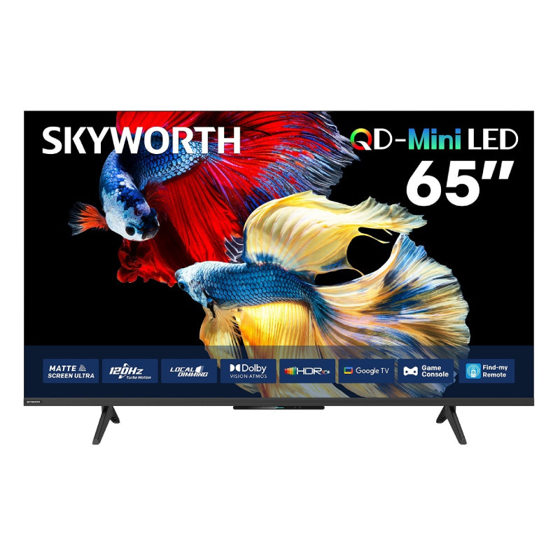 Skyworth Mini LED UHD-4K Android Smart TV - 65" QD-Mini LED / 60Hz / HDMI / LAN / USB / Google TV