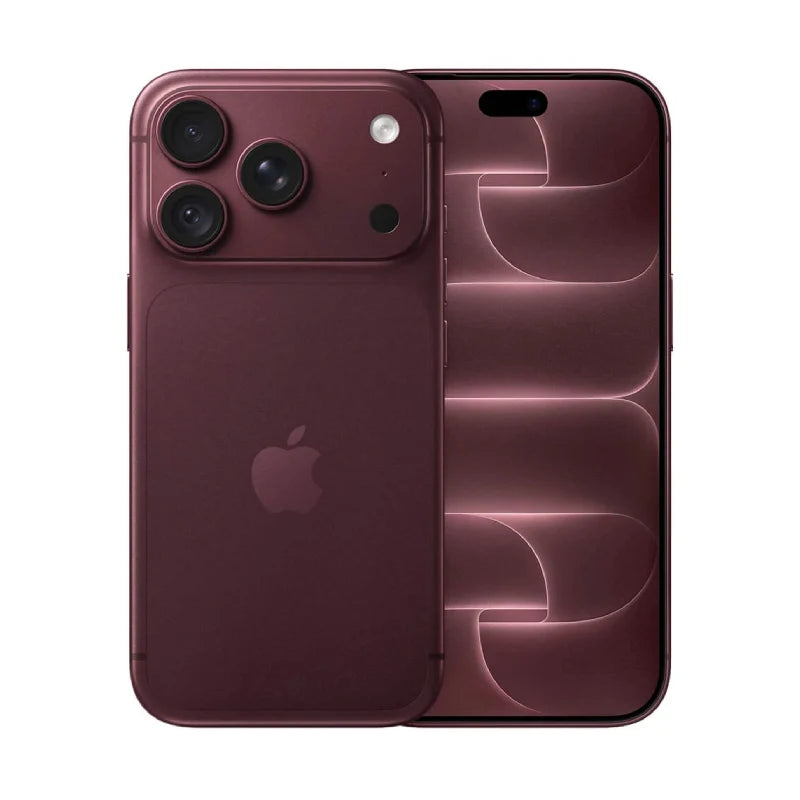 Apple iPhone 18 Pro Max - 1TB / Burgundy / 5G / 6.9" / Middle East Version + Apple iPhone 18 Pro Max TechWoven MagSafe Case – Black + Apple iPhone FineWoven MagSafe Wallet - Navy - Bundle Offer