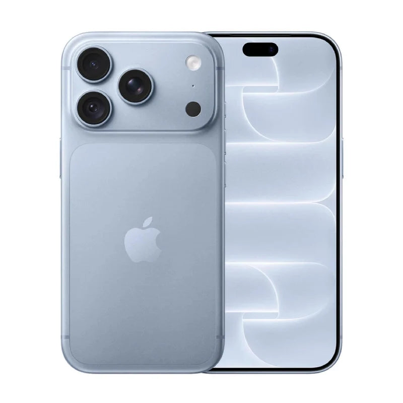 Apple iPhone 18 Pro - 256GB / Glacier / 5G / 6.3" / Middle East Version + Apple iPhone 18 Pro Silicone MagSafe Case - Navy Blue + Apple iPhone FineWoven MagSafe Wallet - Black - Bundle Offer