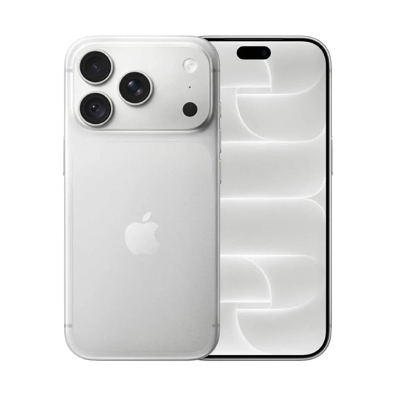 Apple iPhone 18 Pro - 512GB / Silver / 5G / 6.3" / Middle East Version + Apple iPhone 18 Pro TechWoven MagSafe Case - Black + Apple iPhone FineWoven MagSafe Wallet - Black - Bundle Offer