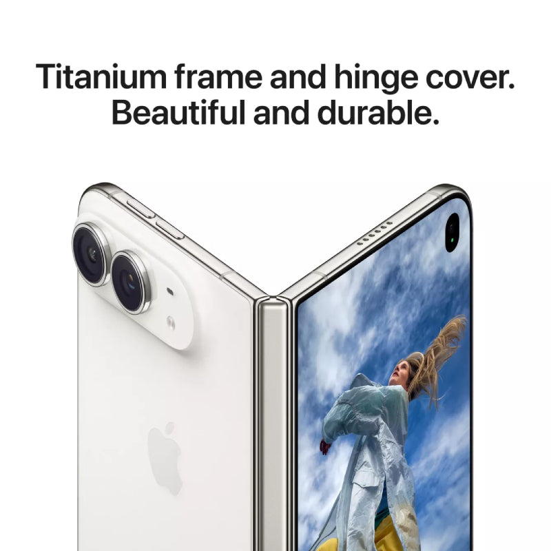Apple iPhone Duo - 1TB / 7.6" Inner Display / 5.4" Outer Display / Star White / Japanese Version