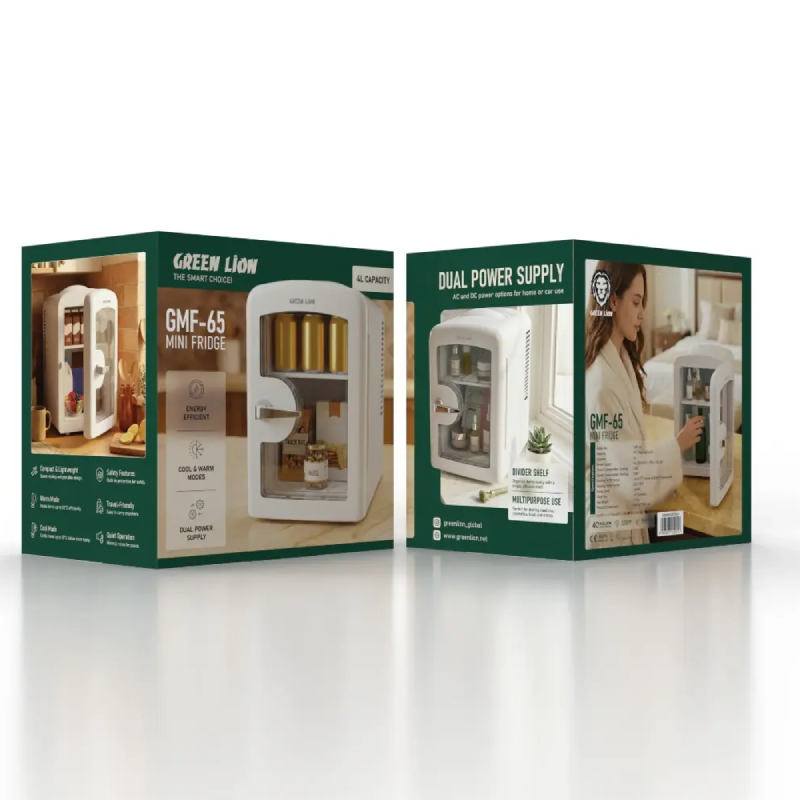 Green Lion GMF-65 Mini Fridge - 42W / 4L / White