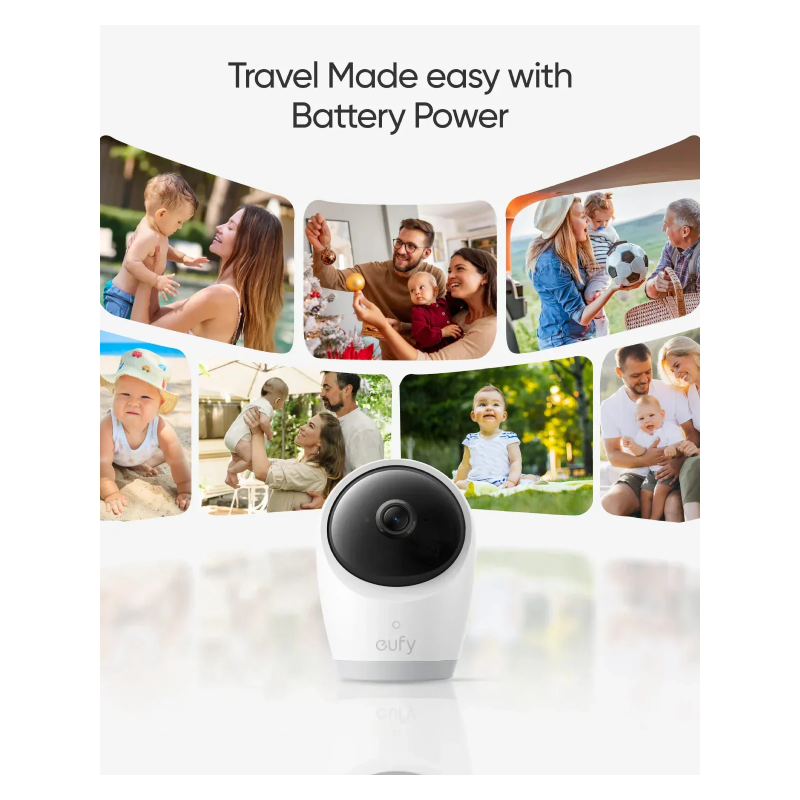 Eufy E21 Baby Monitor Security Camera - 4K / Wi-Fi / White