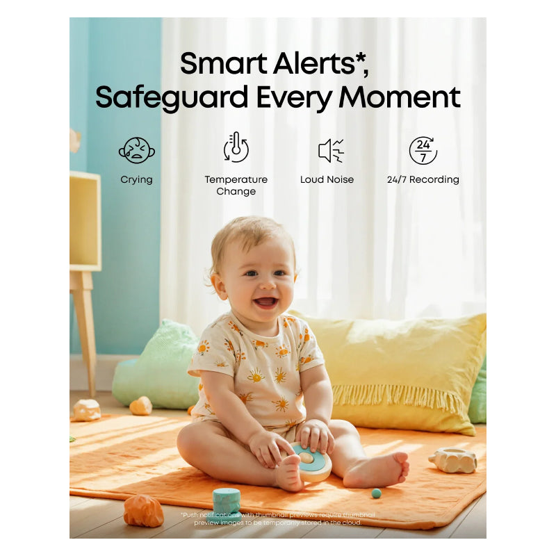 Eufy Baby C10 Pan-Tilt Add-On Camera - 2K / Wi-Fi / White