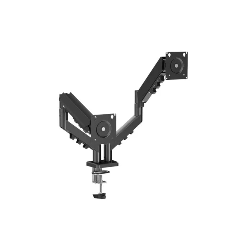 ذراع مزدوج للشاشة جيم أون GO-5450 بنظام زنبرك ميكانيكي - أبيض