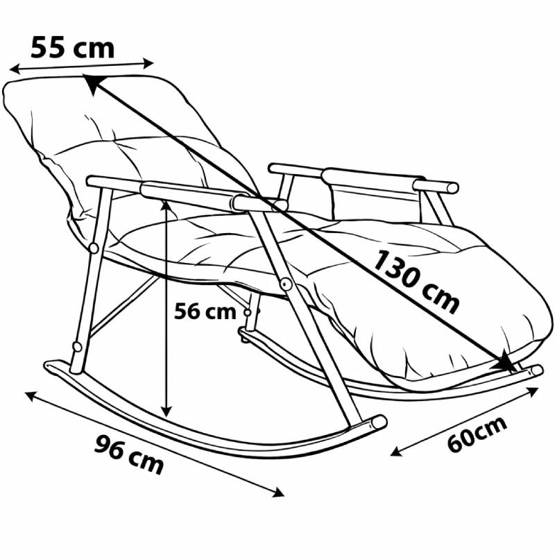 SOMA Recliner Rocking Chair  - Camel