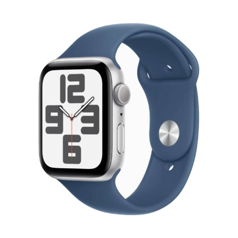 Apple Watch SE (2nd Gen) with Sport Band - LTPO OLED / 44mm / Medium/Large / Bluetooth / Wi-Fi / Denim Blue Smart