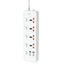 PAWA Universal Power Strip - 4 Way / 3 Meters / USB-A / USB-C / White