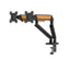 AndaSeat Stealth II Duo A6D-2S Ergonomic Monitor Arm - 17"-32" Inch / Black/Orange