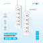 PAWA Universal Power Strip - 4 Way / 3 Meters / USB-A / USB-C / White