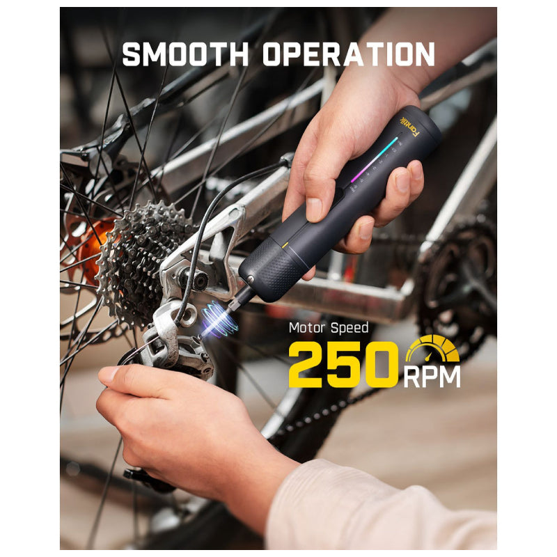 Fanttik NEX S2 Pro Cordless Electric Screwdriver - 2000mAh Battery / 20 S2 Magnetic Bits / Gray
