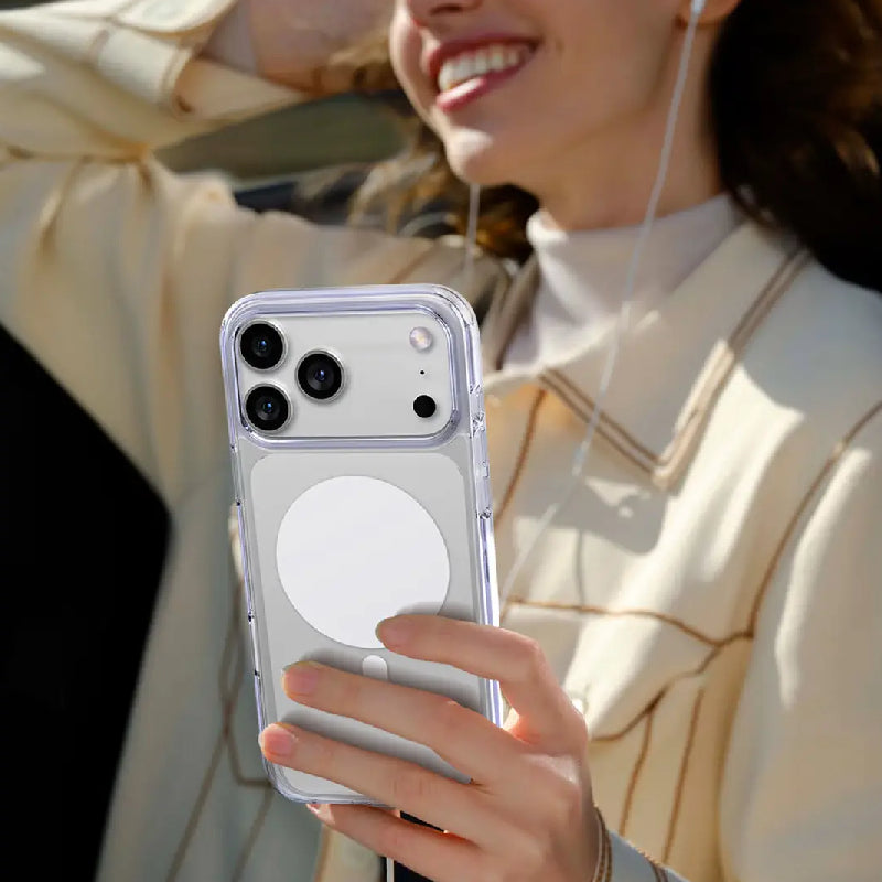 Levelo Clara Pro MagSafe Case For Apple iPhone 18 Pro / Apple iPhone 17 Pro - White