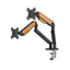 AndaSeat Stealth II Duo A6D-2S Ergonomic Monitor Arm - 17"-32" Inch / Black/Orange