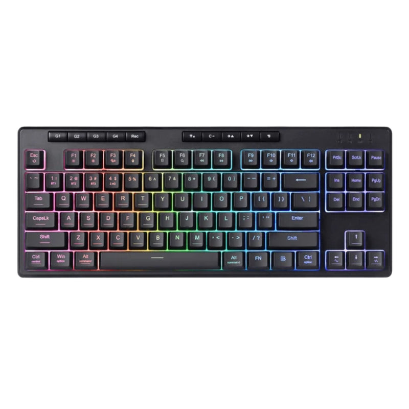 Redragon SHIVA K516 PRO Gaming Keyboard - 87 Keys / Wireless/Wired / Black