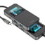 Porodo 6-In-1 Multi-Port USB-C Hub with Smart Digital Display - Gray