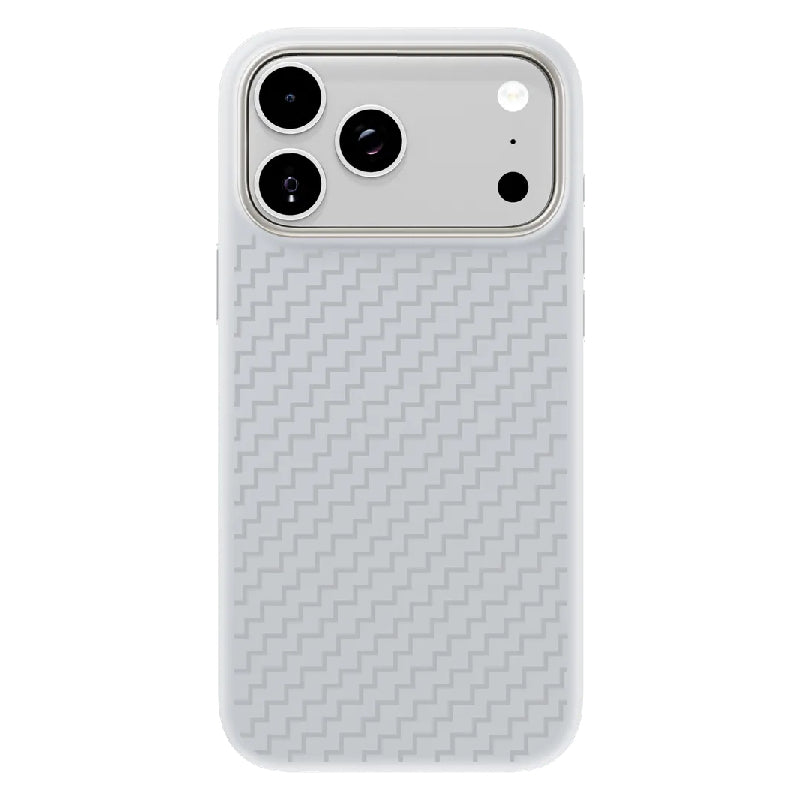 Levelo Fiora MagSafe Magnetic Silicone Case For Apple iPhone 18 Pro Max / Apple iPhone 17 Pro Max - White
