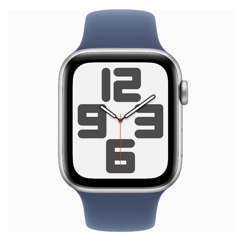 Apple Watch SE (2nd Gen) with Sport Band - LTPO OLED / 44mm / Medium/Large / Bluetooth / Wi-Fi / Denim Blue Smart
