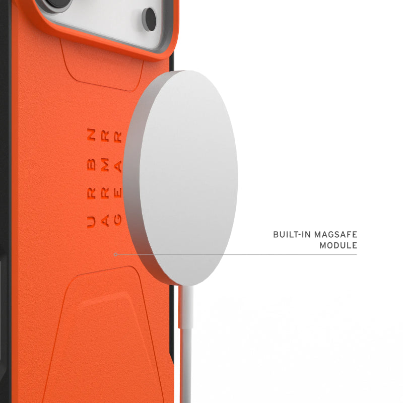 UAG Civilian Magsafe Case For Apple iPhone 17 Pro Max - Orange