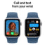 Apple Watch SE (2nd Gen) with Sport Band - LTPO OLED / 44mm / Medium/Large / Bluetooth / Wi-Fi / Denim Blue Smart