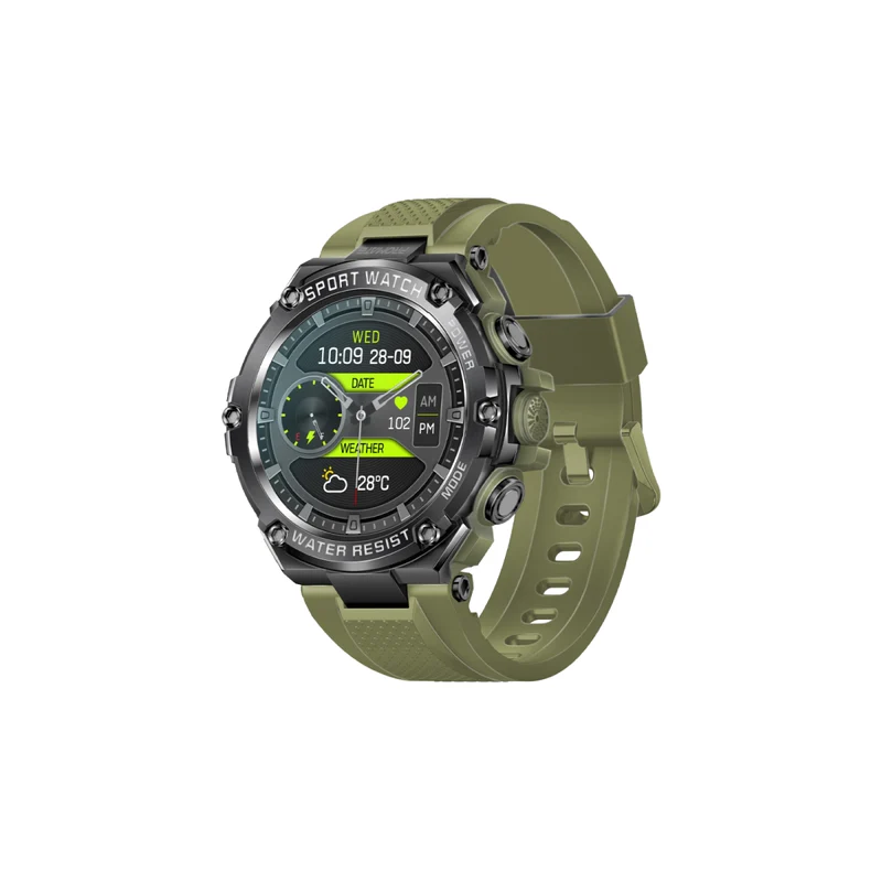 PROMATE XWatch-R19 Smart Watch - 1.53" TFT / Bluetooth / Midnight Green