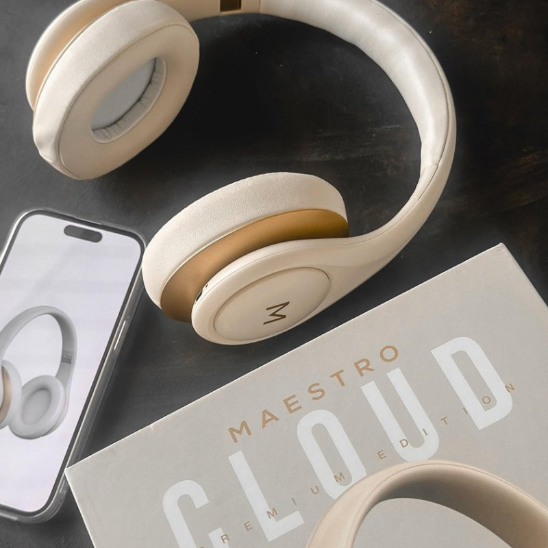 MAESTRO Cloud Wireless Headphone - Bluetooth / Cream