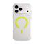 UNIQ Hybrid Combat Active Magclick Charging Case For Apple iPhone 17 Pro Max - Frost Clear/Lume-Lime