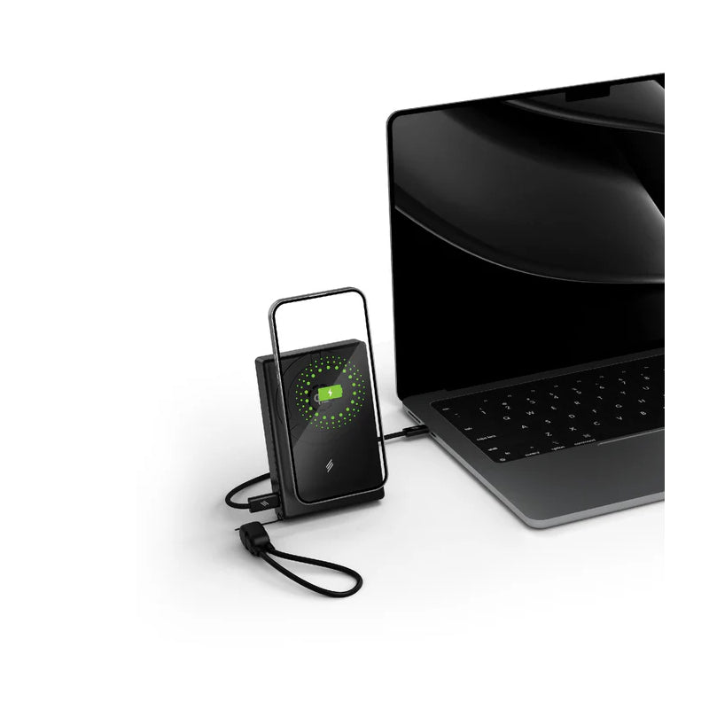 Smartix MagCool Qi2 Magnetic Wireless Power Bank - 25W / 10000mAh / Black