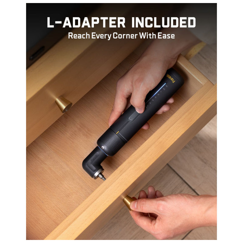 Fanttik NEX S2 Pro Cordless Electric Screwdriver - 2000mAh Battery / 20 S2 Magnetic Bits / Gray
