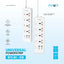 PAWA Universal Power Strip - 4 Way / 65W / 3 Meters / USB-A / USB-C / White